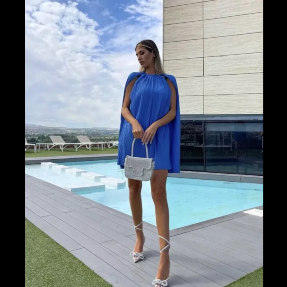 Zara Blue Mini Dress